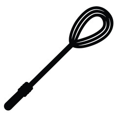 Isolated Black Vector cable tie on white background 