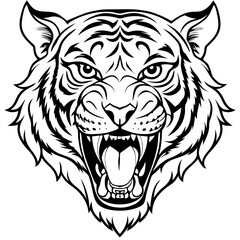 Tiger Line Art