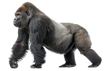 Powerful Gorilla Full Body Studio Shot