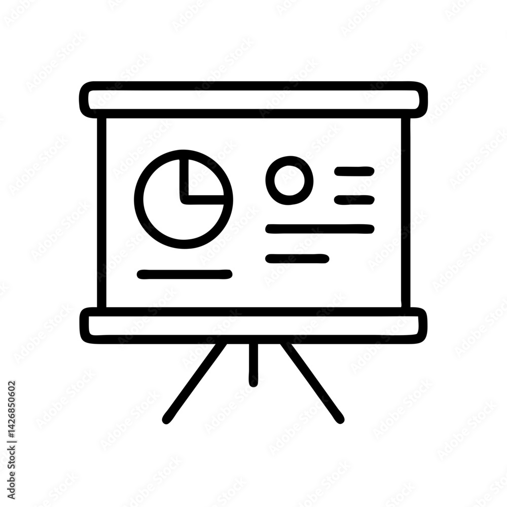 Poster presentation chart business data graph diagram information report analysis marketing strategy plan m