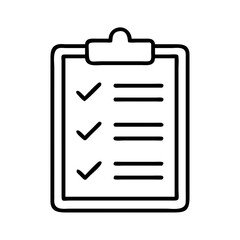 Checklist clipboard task list to do list planning organization project management vector icon design