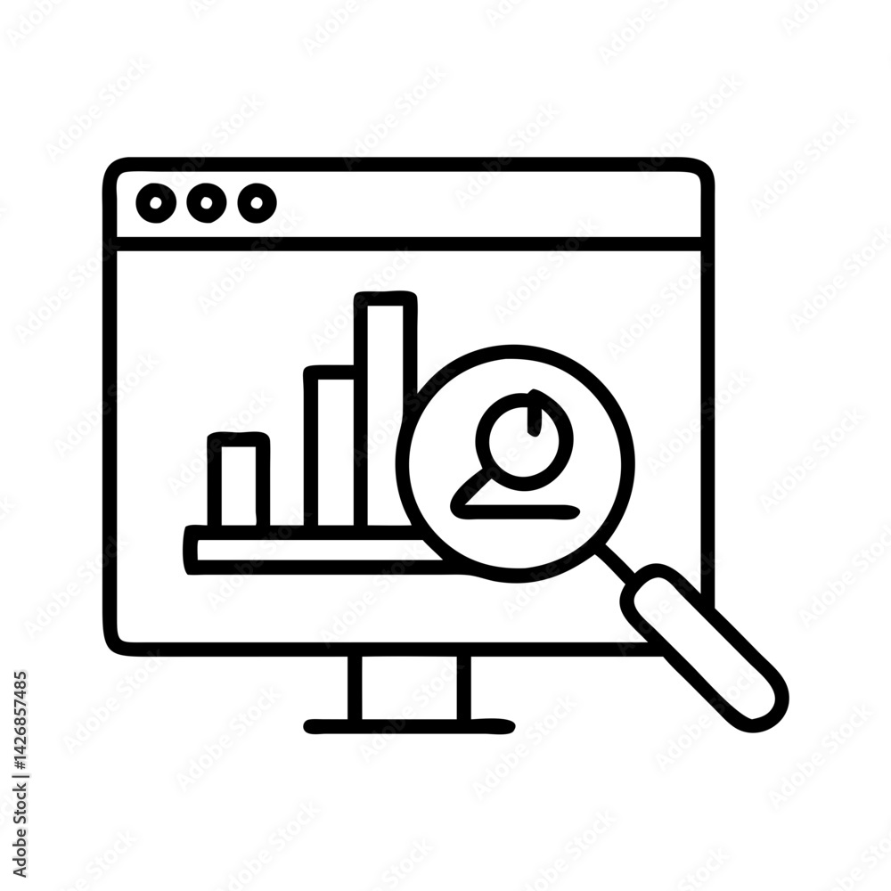 Poster data analysis analytics search engine optimization seo chart graph monitoring research growth