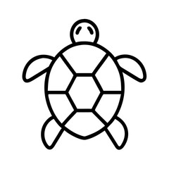 Fototapeta premium Turtle sea turtle ocean turtle drawing turtle art line art turtle outline turtle vector image art
