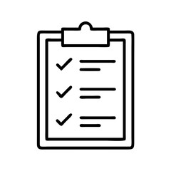 Checklist clipboard task list check mark to do list planning project management survey form report