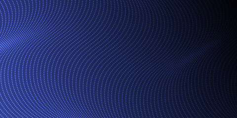 Abstract wave pattern in deep blue with light dots creating a rhythmic texture