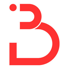 Letter B logo icon design template elements. B Logo Design Template.