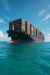 cargo ship in the port