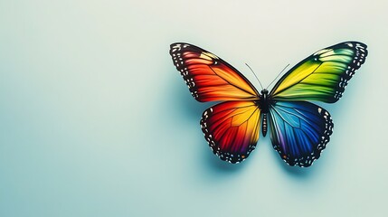 Obraz premium Butterfly draws beauty from colorful garden scene high resolution picture
