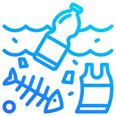 Marine Pollution Icon