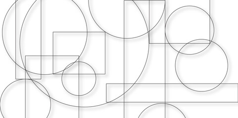 Abstract tech background. Futuristic technology interface. Geometric ornament abstract background. Abstract gray lines and geometric shapes artwork. Technology abstract futuristic background.