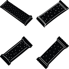 Granola Bar silhouette vector