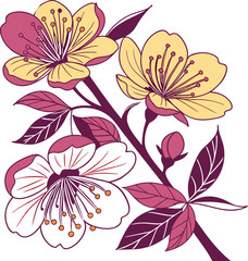 seamless pattern with flowers