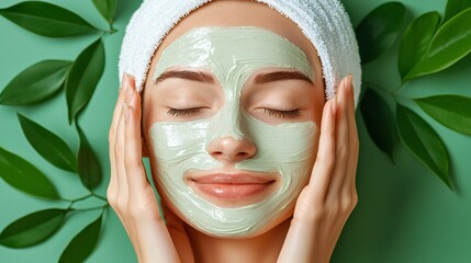 Skincare for different skin types arranged in sections: dry, oily, combination, sensitive with appropriate products