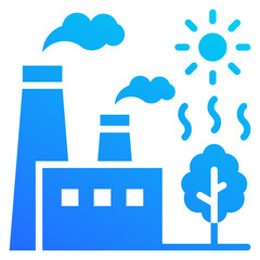 Thermal Pollution Icon