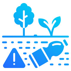 Soil Pollution Icon