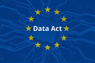 DA (Data Act) introduced by the European Union. Rules for fair access and use of industrial and IoT data. Concept.