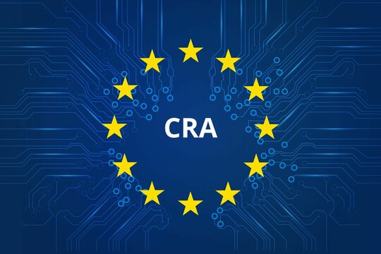 CRA (Cyber Resilience Act) introduced by the European Union. Security requirements for connected hardware and software products. Concept.