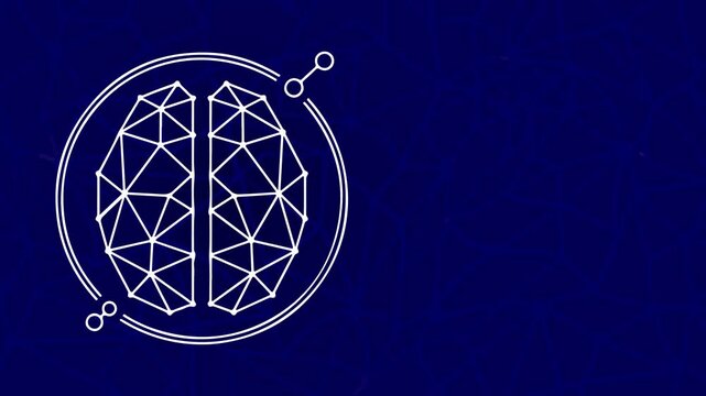 NeuroLoop 4K - intro animation in the style of Sci-Tech