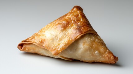 Golden Crispy Samosa Appetizer, Savory Indian Pastry, Authentic Cuisine