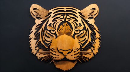 tiger head vector