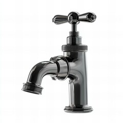 faucet isolated on white background