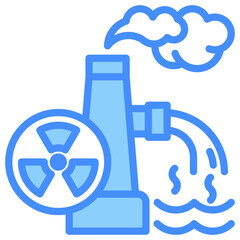Radioactive Pollution Icon