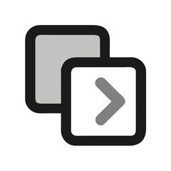 Duplicate Icon Represents Copy, Backup or Data Transfer