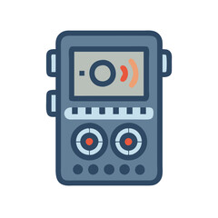 Portable Voice Recorder Audio, Voice Recorder Icon Design
