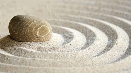 Naklejka premium Japanese Zen Garden Backgrounds: Immerse in Tranquility with Authentic, Serene Aesthetics. High-Resolution, Print-Ready Images Perfect for Meditation Spaces, Wellness Branding, and Digital Design 
