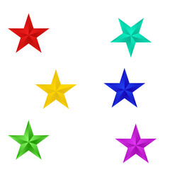 Obraz premium set of colorful stars