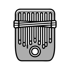 Black, white, grey, abstract electronic device vector art