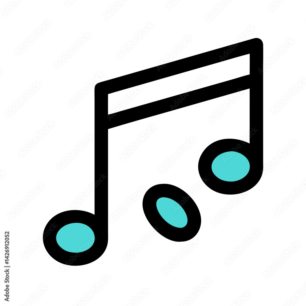 Poster minimalist black background with cyan circles and ellipse