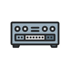 Stylish Audio Amplifier, Stereo Receiver Design for Home Theater