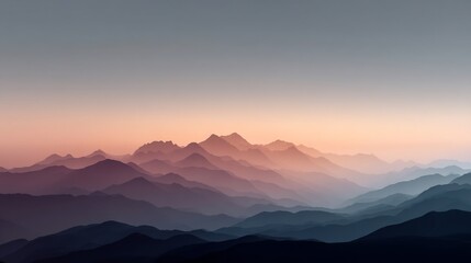Obraz premium sunrise over mountains