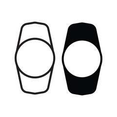 smartwatch icon with transparent background