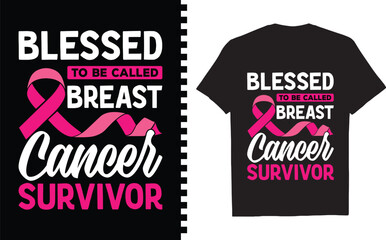 Breast cancer awareness t -shirt design Graphic vector