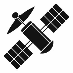 set of black and white icons for design