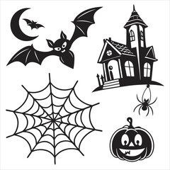 halloween background with pumpkin