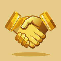 handshake vector illustration
