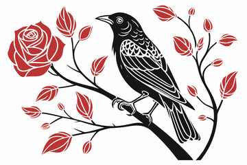 birds on a branch