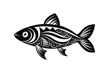 Fototapeta premium vector illustration of a fish