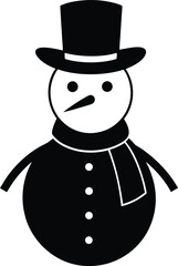 snowman with hat