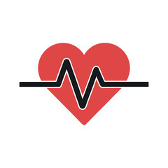 Heart Rate With Color Vector