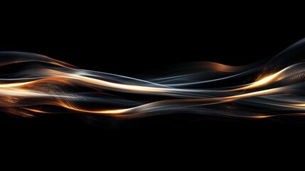 A dark, abstract backdrop featuring long-exposure streaks of light.  Ideal for tech-related projects.
 