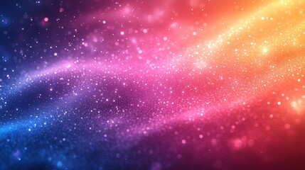 Fototapeta premium Abstract Colorful Glitter Background Shimmering Sparkle Texture Pink Blue Orange Gradient