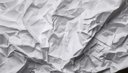 Fototapeta premium abstract old white crumpled and creased recycle paper texture background