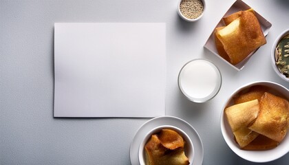 white paper background