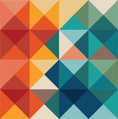 Minimalist Squares in Various Shades for Color Palette 