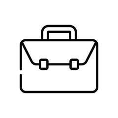 Briefcase  Icon vector stock illustration