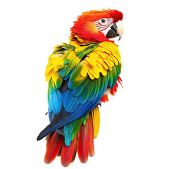 Vibrant parrot, colorful plumage